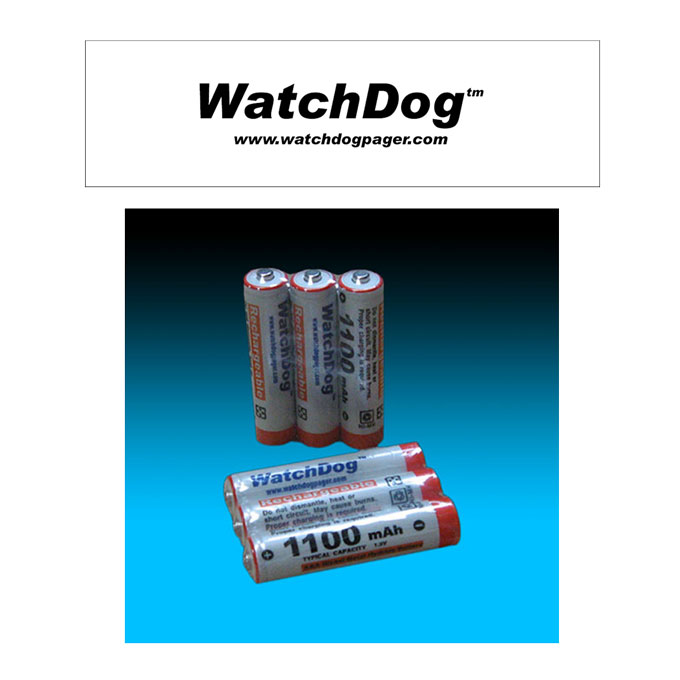 WatchDog Pager Battery Logo Promotion